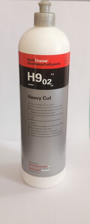 KOCH HEAVY CUT H9.02 (Реплика) - Абразивная полировальная паста для твердых лаков 1л (кор 12 шт)