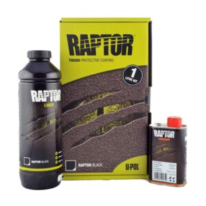 Защитное покрытие повышенной прочности RAPTOR, RLВ/S1 2K 3:1,ЧЕРНЫЙ 0,98л.