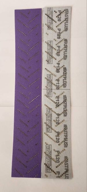 FASTPLUS полоса на липучке ПЛЁНКА PURPLE Р 240 70*420 мм (50)